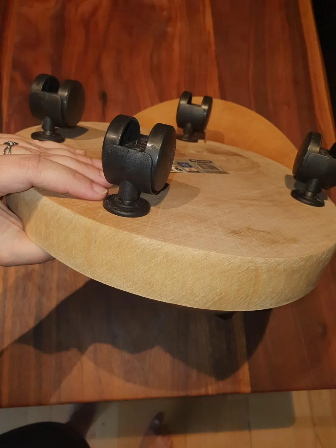 Wagner Carrello per Piante Tondo Betulla Ø 25-30 cm 100 kg