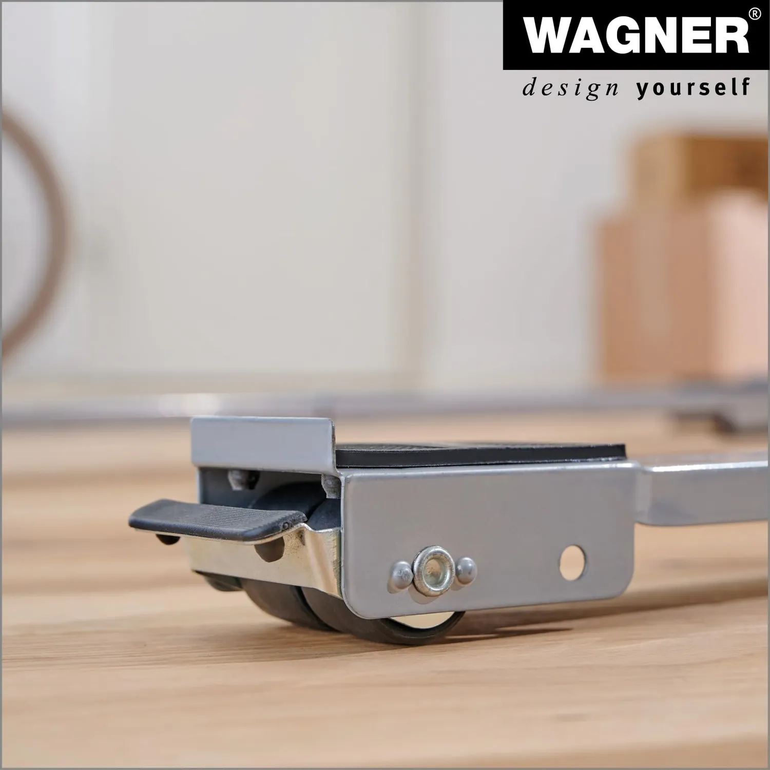 Wagner MM 1197 carrello trasporto argento 2 pezzi