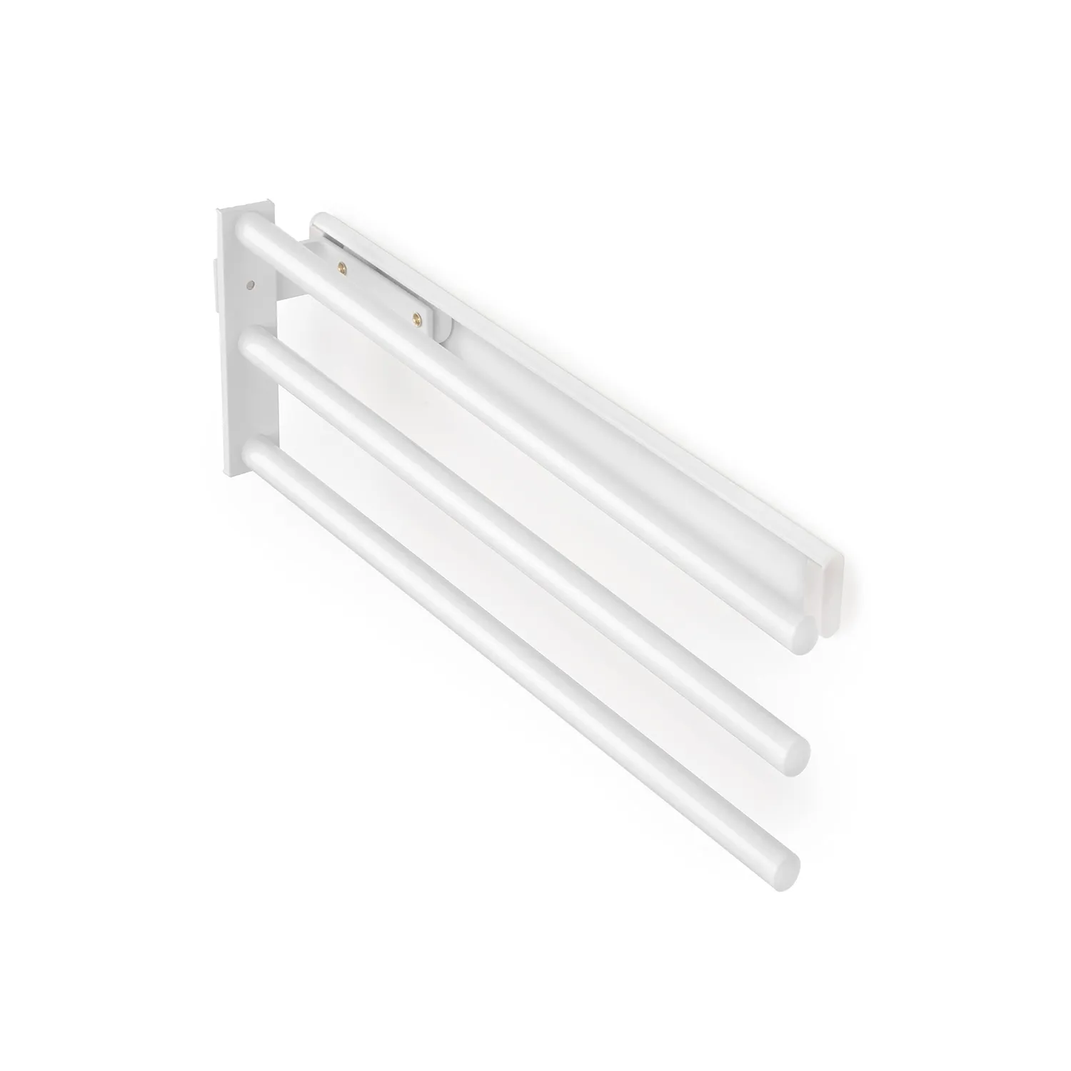 Emuca porta asciugamani estraibile 2 bracci 440 mm grigio