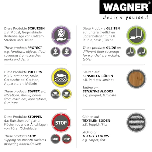 Wagner 15191001 tappetino antivibrazione nero 100x1000 mm