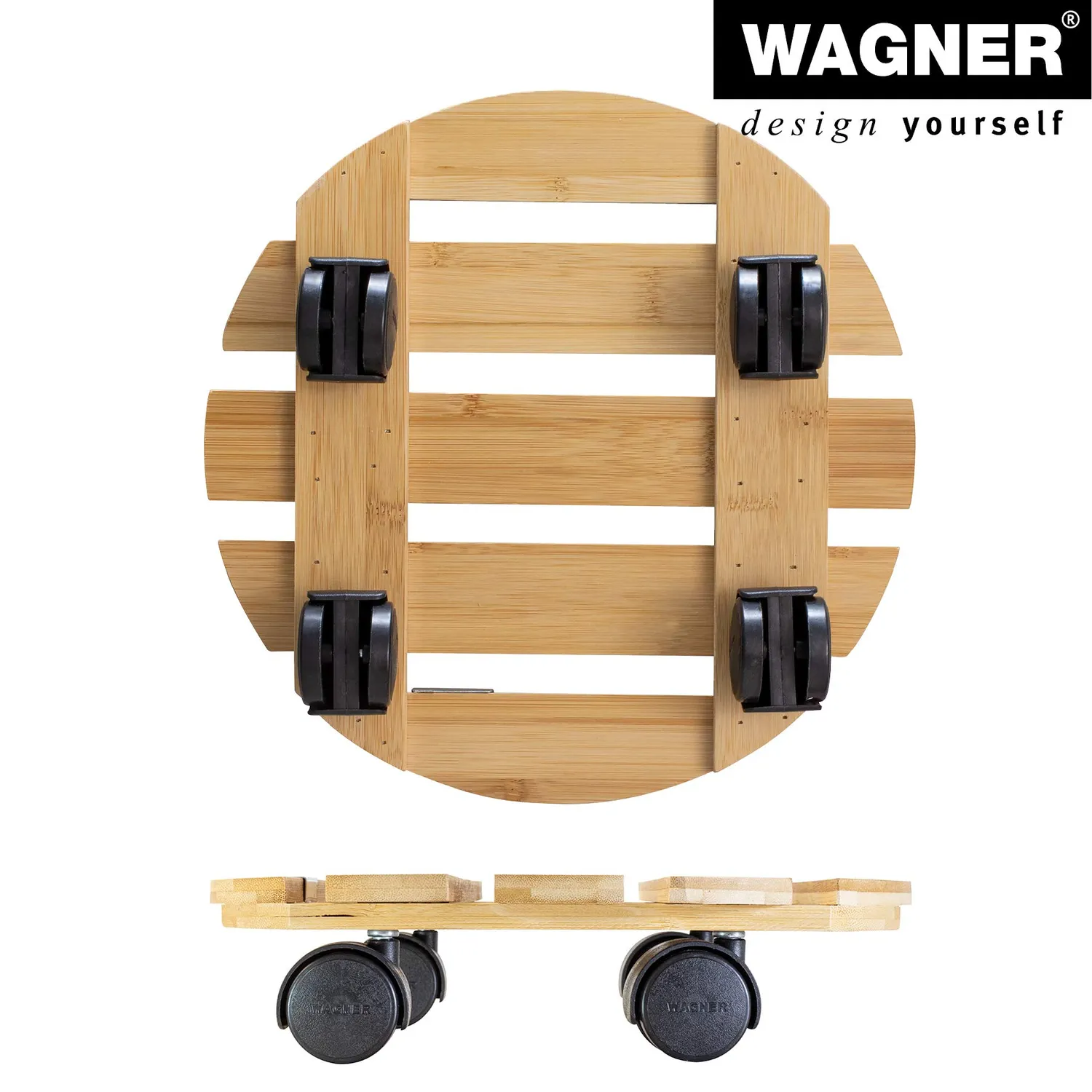 Wagner Design Yourself 20026701 carrello piante bamboo 29 cm