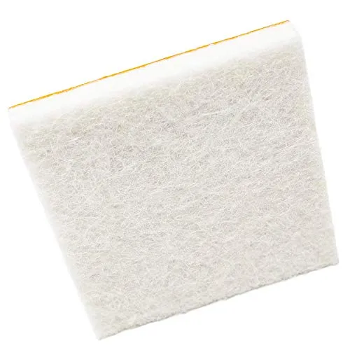Adsamm Feltrini Autoadesivi 40x40 mm Bianchi 4 Pezzi Spessi