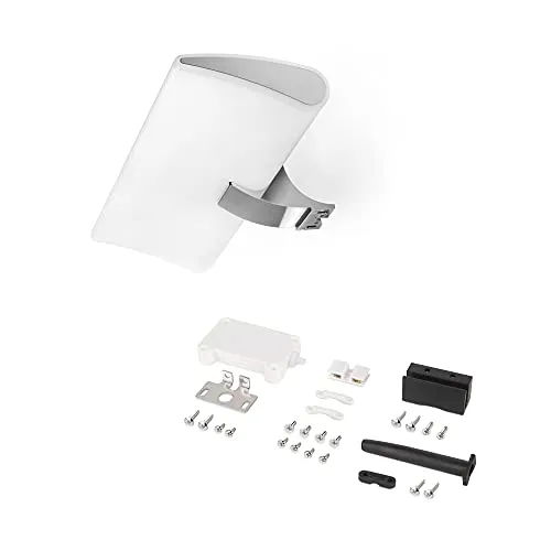 Emuca faretto LED specchio bagno 300 mm IP44 cromo