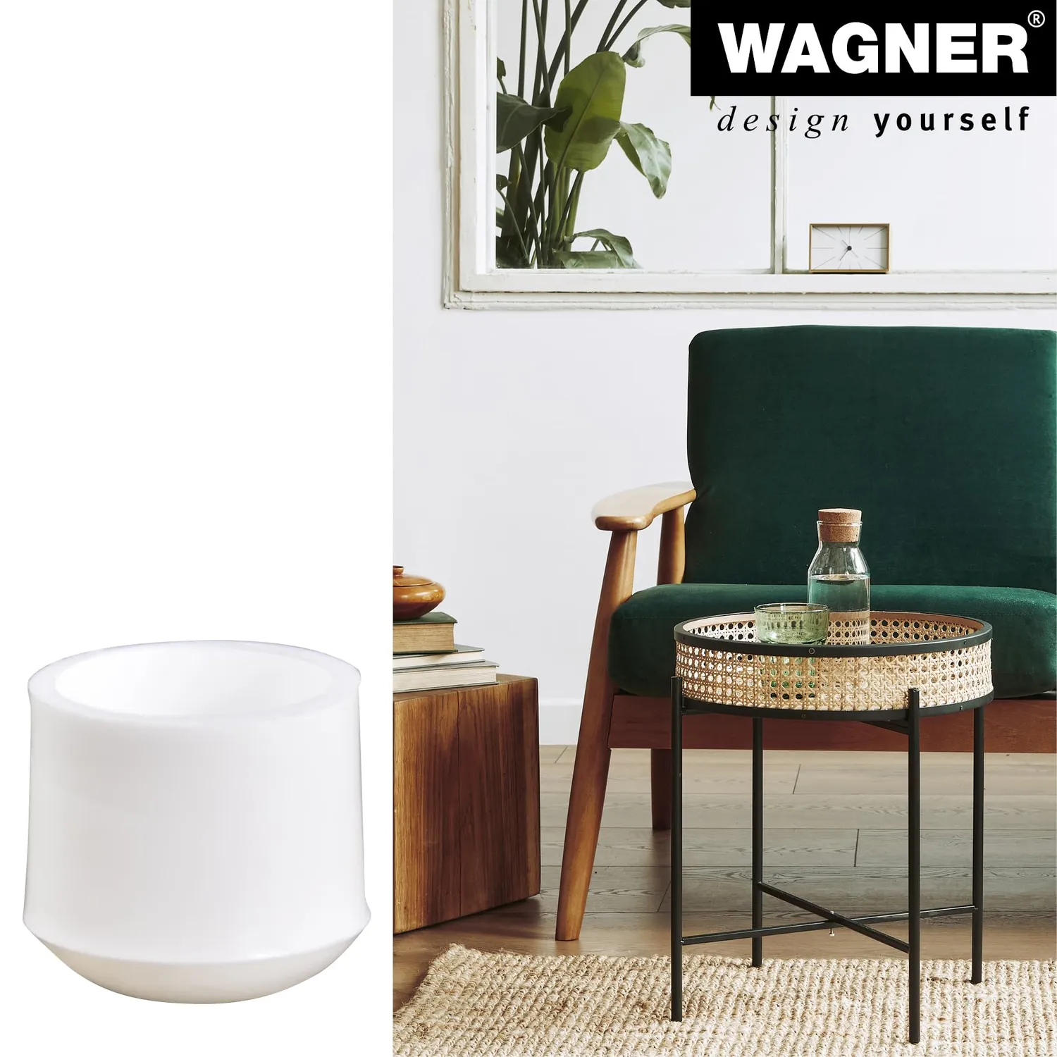 Wagner 15061599 tappi per tubi Ø 14/17 mm bianco 4 pezzi plastica