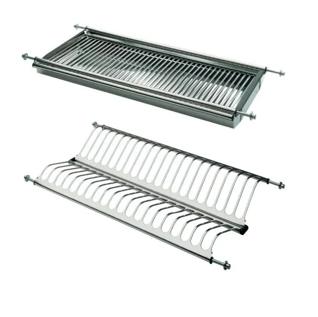 Indaux scolapiatti incasso inox 90 cm kit vaschetta molle