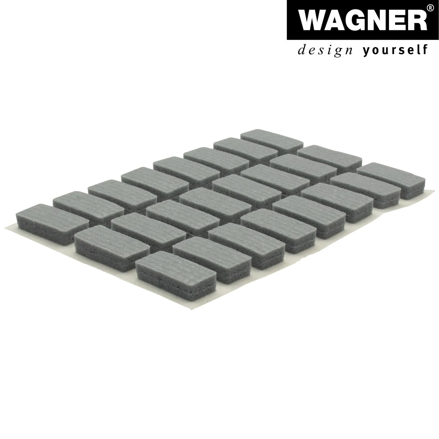 Wagner 16032199 Soft Pads paracolpi EVA grigi 24 pezzi
