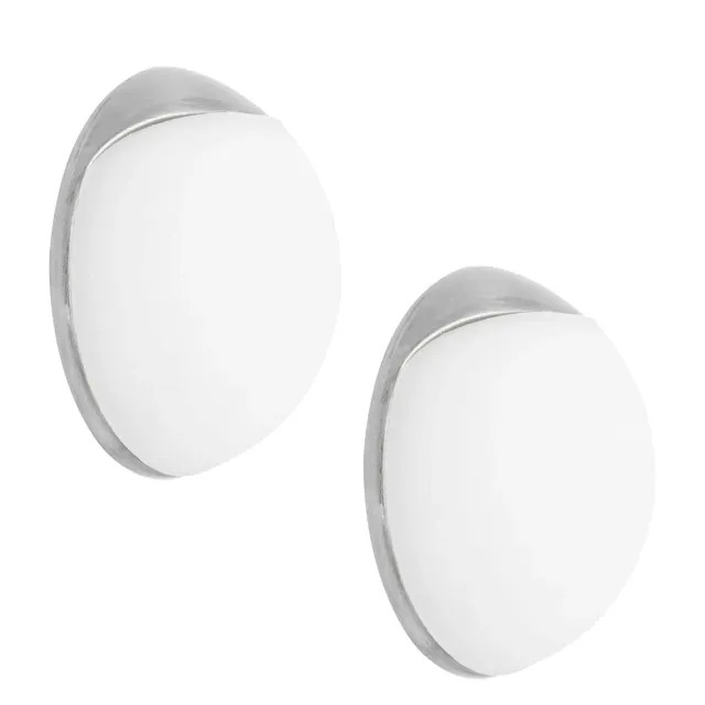 Wagner 15512202 fermaporta muro Ø20x8 set 2 pz zinco bianco