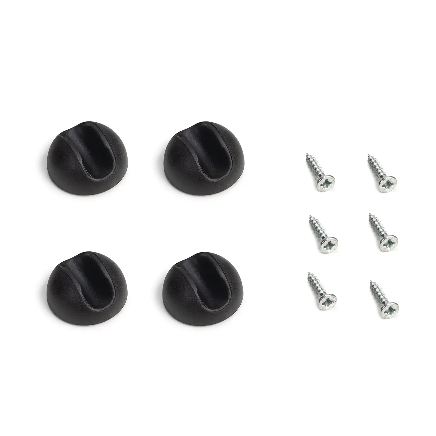 Emuca Hairpin Gambe Tavolo 400mm Nero 4 Pezzi Acciaio
