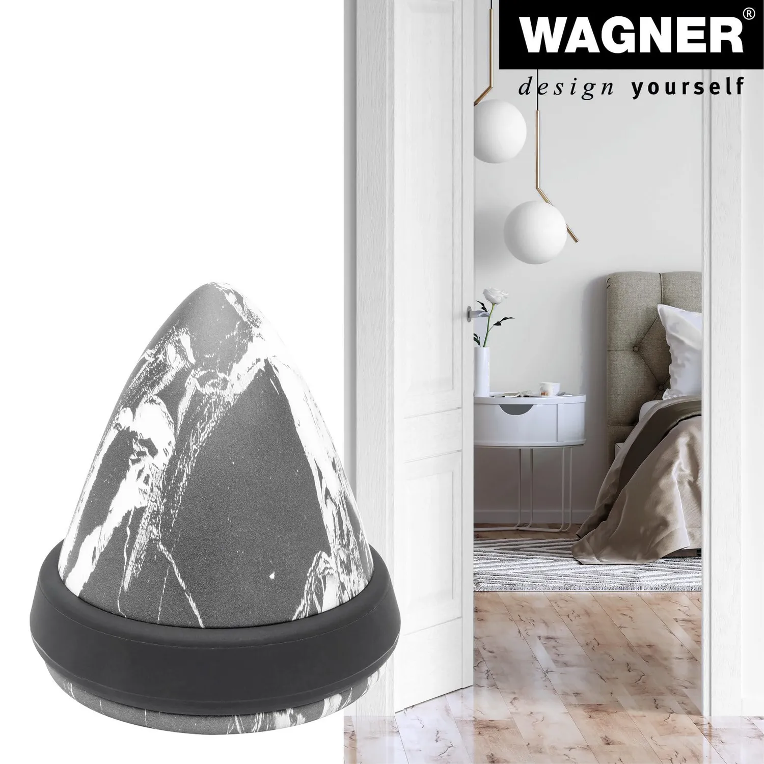Wagner Marmo Cone 15519901 fermaporta cemento Ø116 mm