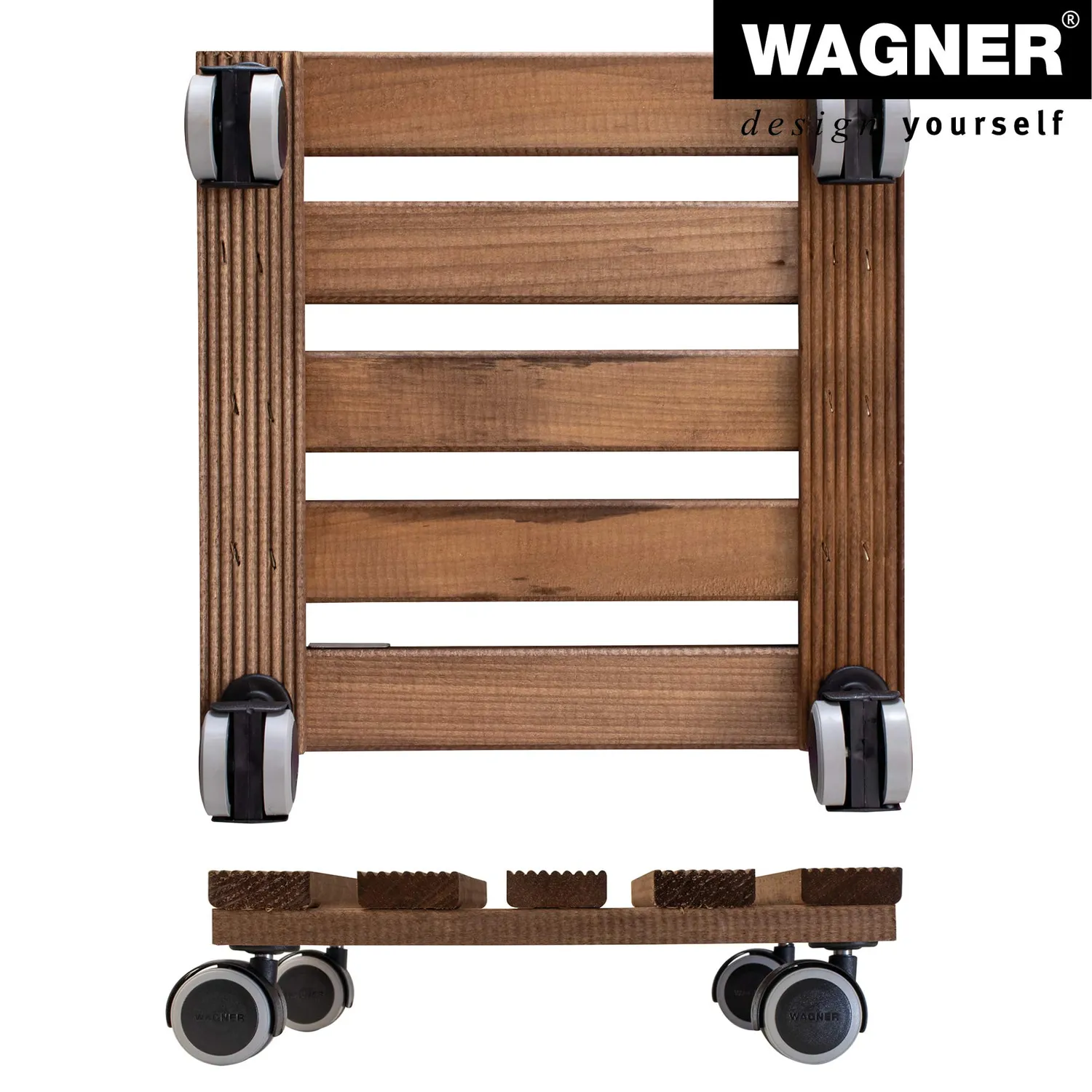 Wagner Country 20020301 carrello per piante 28x28 cm legno