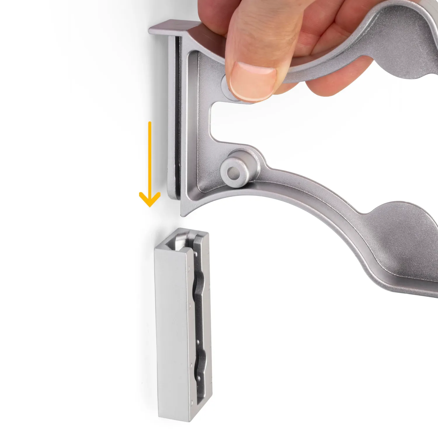 Emuca 6211225 portascarpe armadio grigio 560-1000 mm plastica