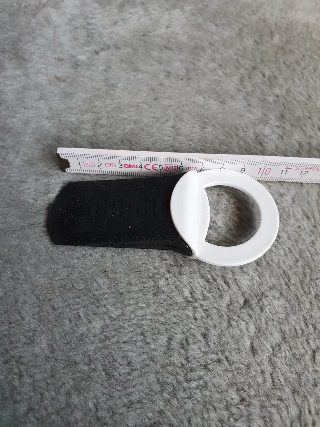 Wagner Cuneo Fermaporta Gomma Gancio Piccolo 110 mm