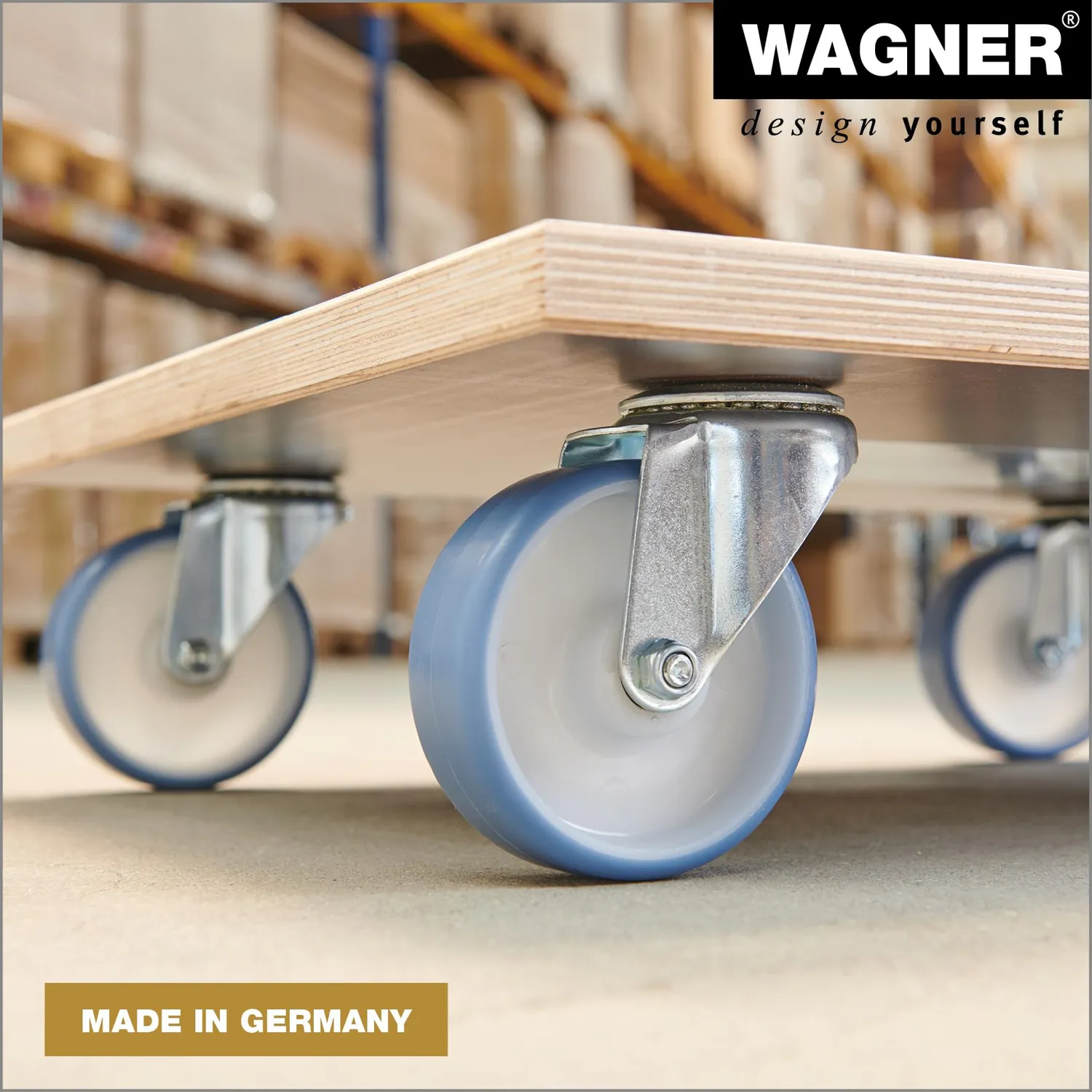 Wagner MM 1145 carrello trasporto 59x49 cm 500 kg
