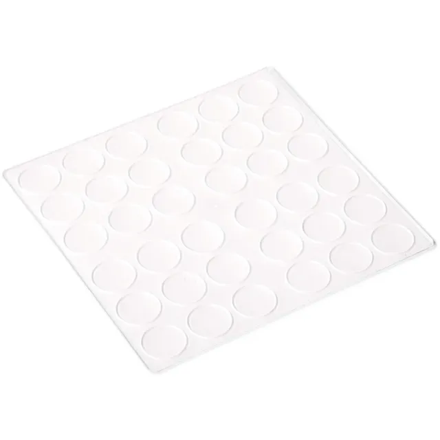 Adsamm tamponi paracolpi trasparenti 36 pezzi Ø 18 mm
