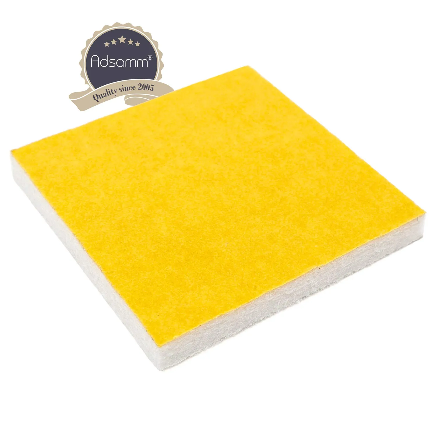Adsamm Feltrini Alta Densità 45x45 mm 32 Pezzi Bianchi 5,5 mm