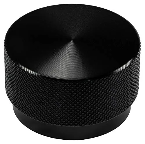 Gedotec Graf Big pomello per mobili nero opaco Ø 50 mm 1 pz