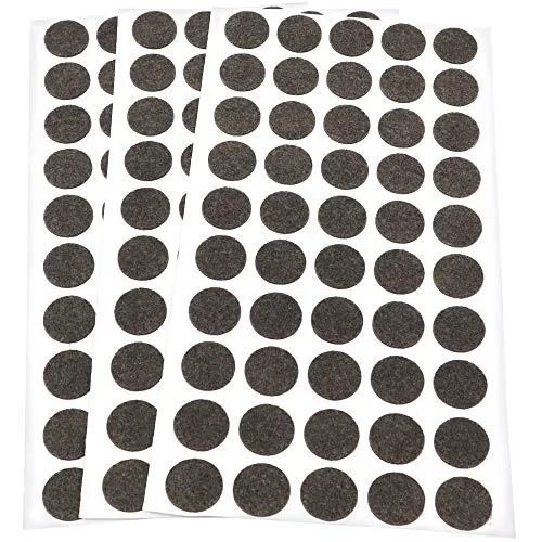 Adsamm feltrini ultrasottili Ø 16 mm marrone 150 pezzi 1,5 mm