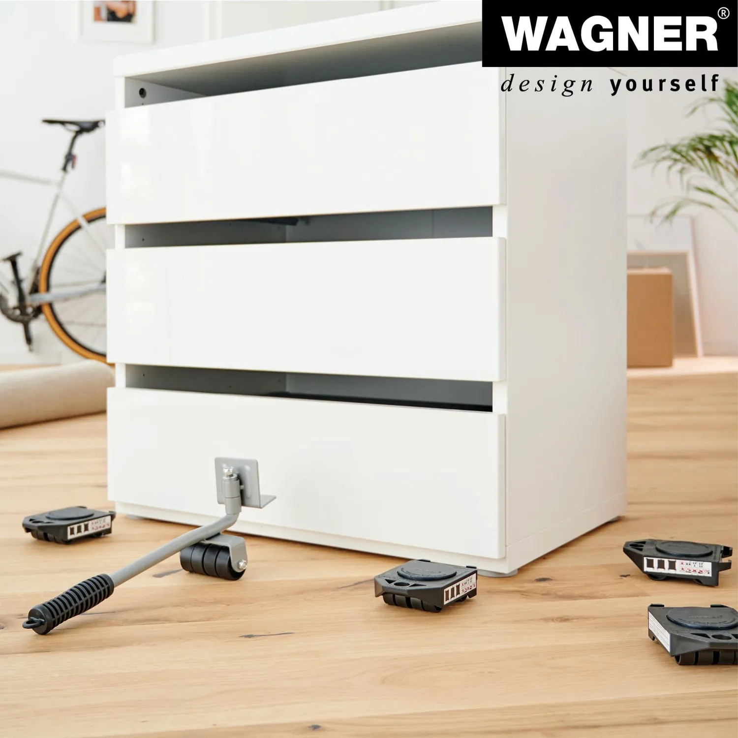 Wagner MM 3111 carrello trasporto 12x8 cm portata 200 kg