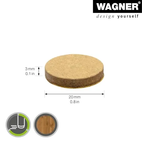 Wagner SYNO 16102099 pattini fibra autoadesivi 16 pezzi