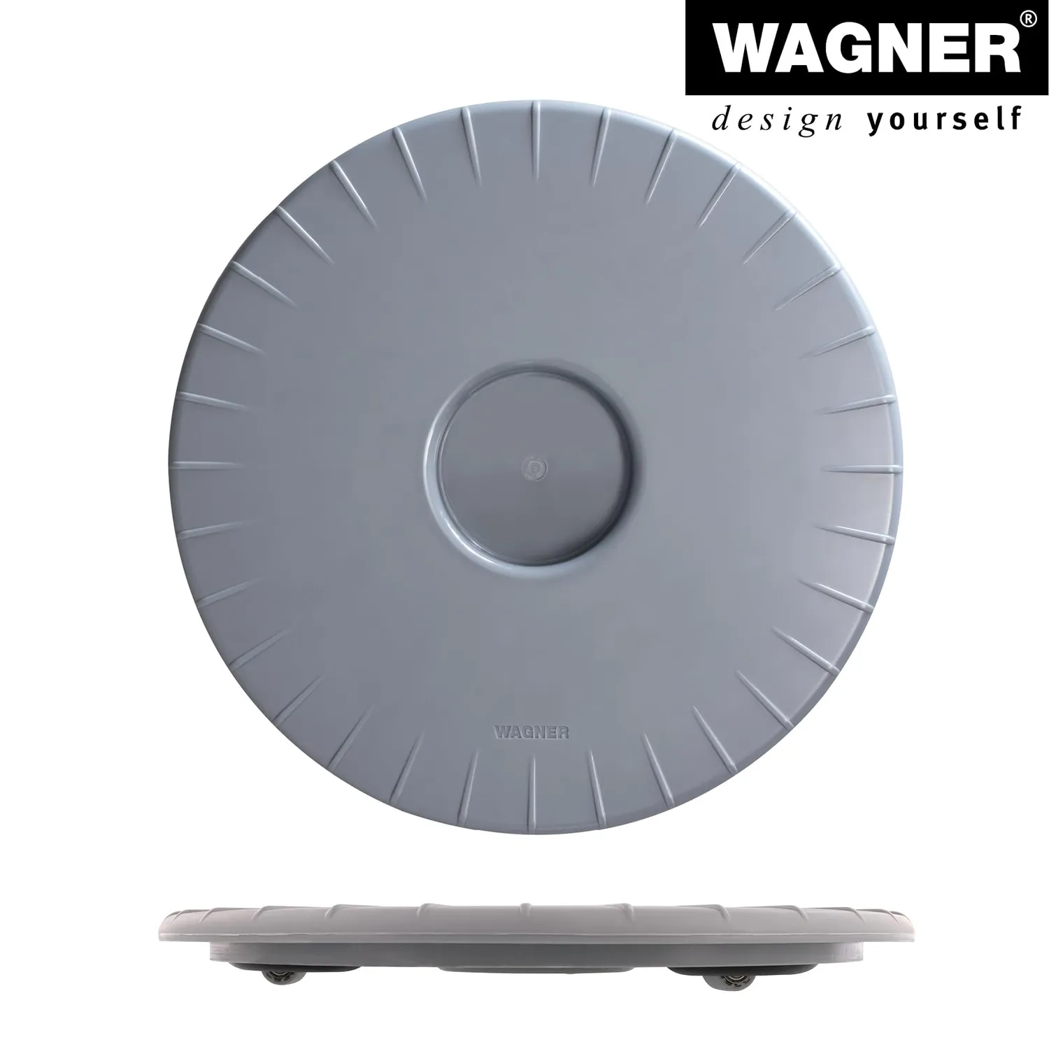 Wagner Ultraflat Sottovaso Ø30 cm Grigio 100 kg