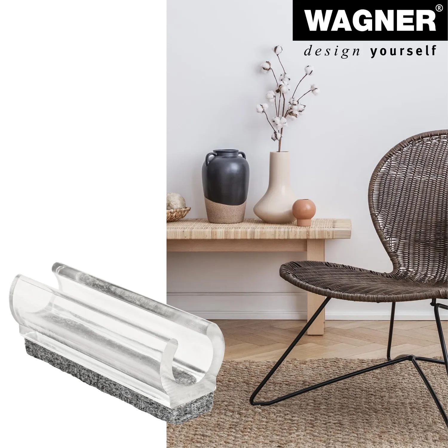 WAGNER EH 0690 ghiera tubo rotondo feltro 4 pezzi