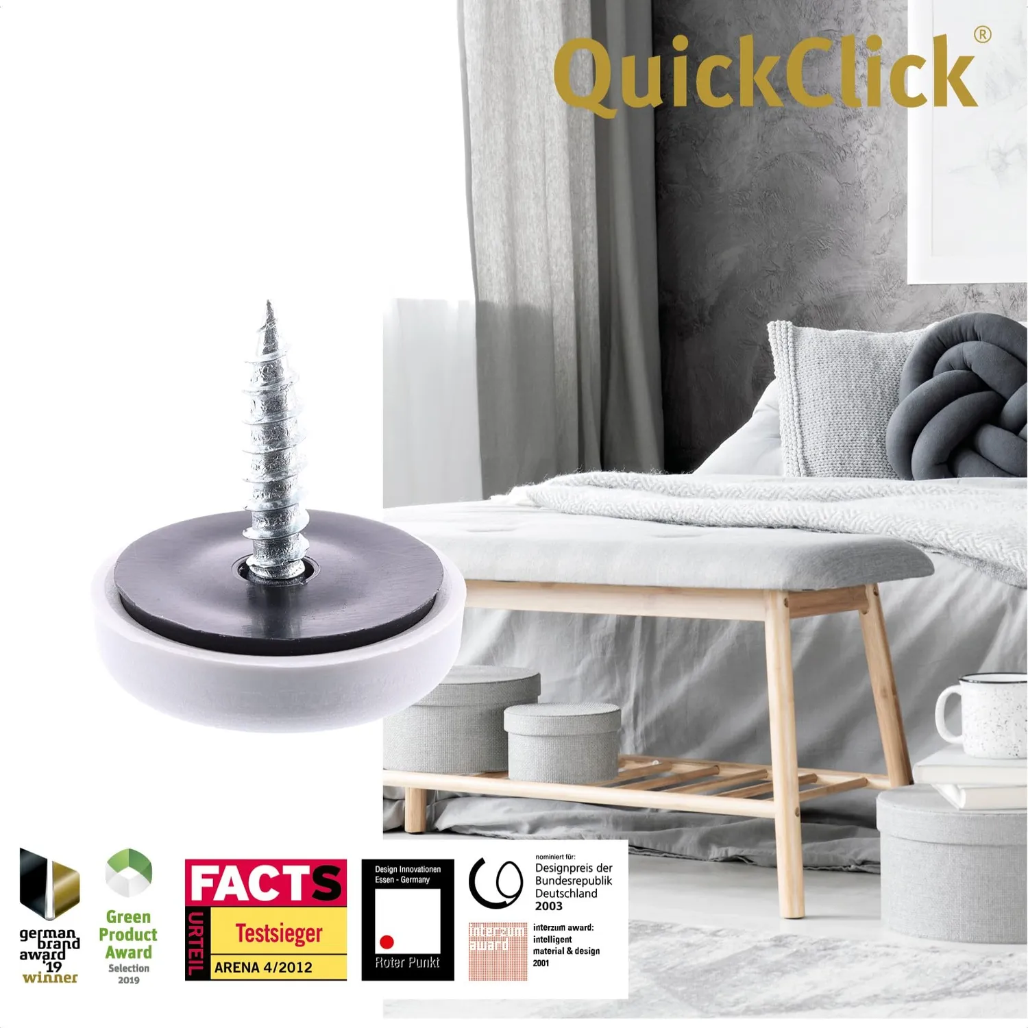 Wagner QuickClick 16791699 feltrini avvitare 17 mm 4 pz