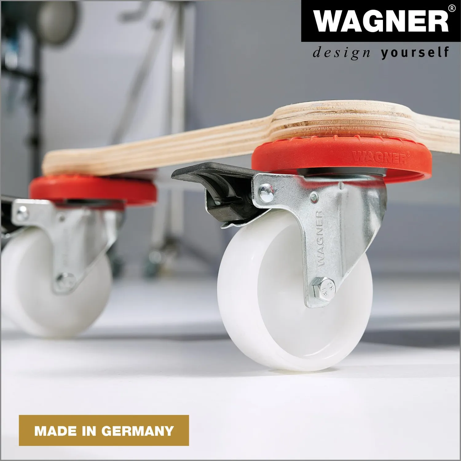 Wagner MM 1365 Carrello Trasporto 71x31 cm 200 kg Antiscivolo