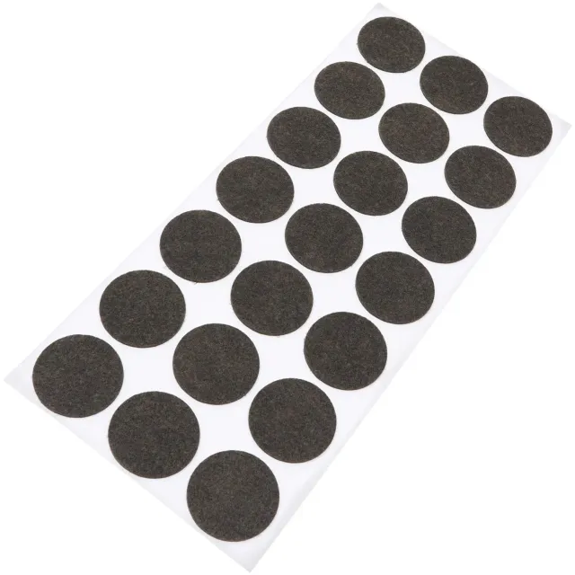 Adsamm feltrini ultrasottili ø30 mm marroni 21 pezzi 1,5 mm