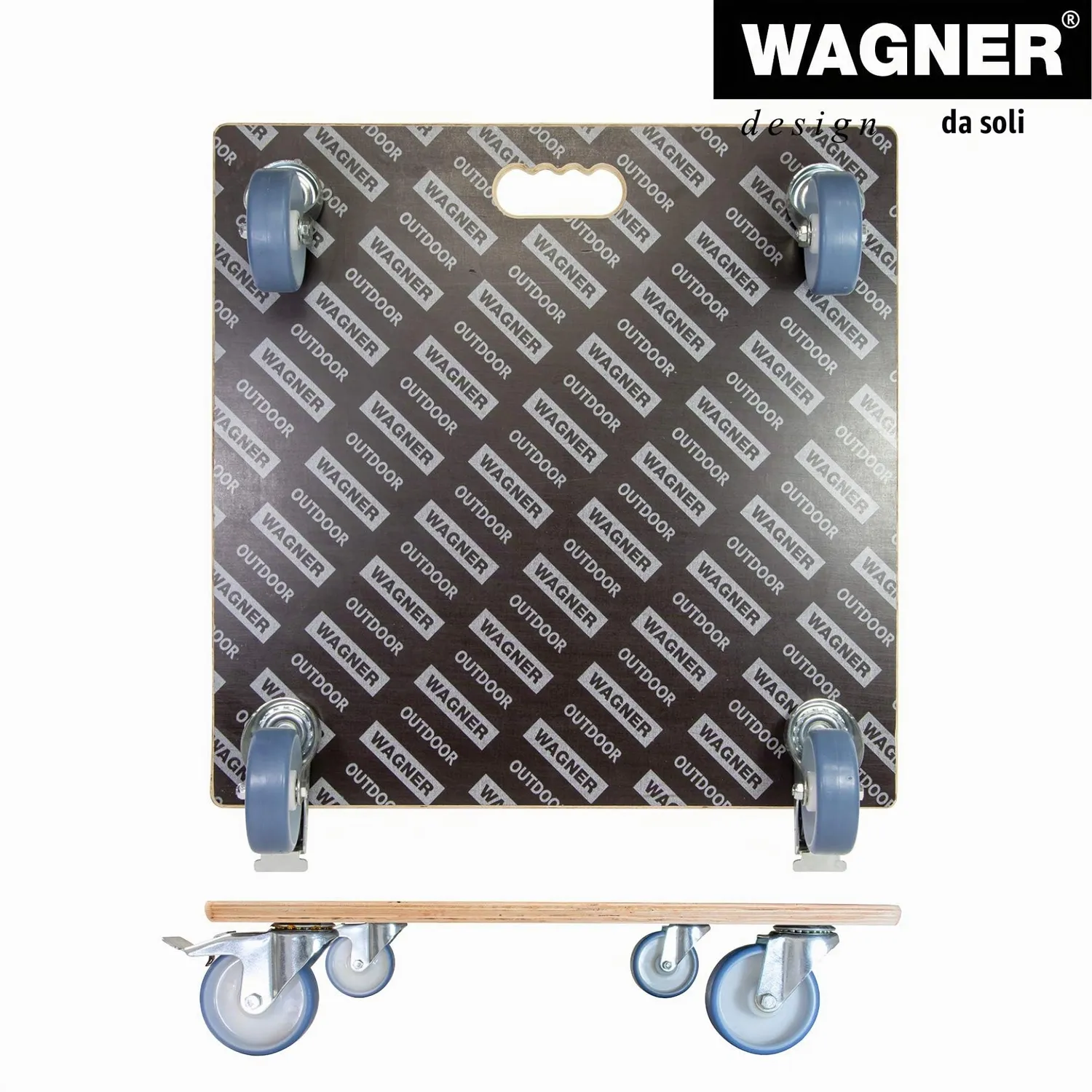 Wagner MaxiGrip 20135801 carrello per piante 58x58 cm legno