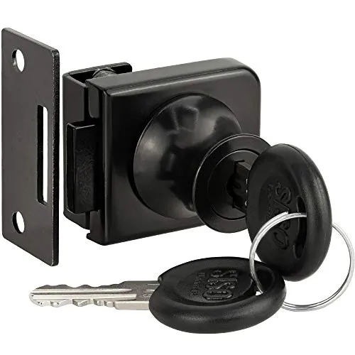 Gedotec Econo Black Serratura Mobili Vetro 4-8 mm 1 Pezzo