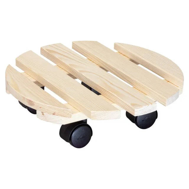Wagner Paletti 20001801 Sottovaso Legno Ø30 cm Ruote 100 kg