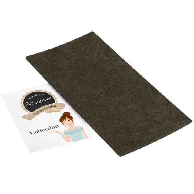 Adsamm foglio feltro autoadesivo 100x200 mm marrone 1 pezzo 3,5 mm