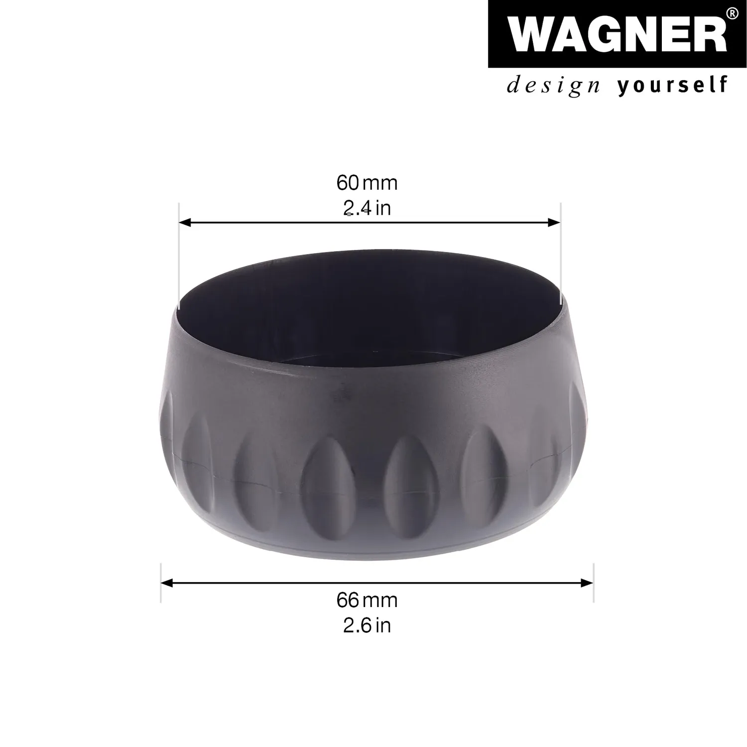 Wagner Teno ST 3960 tappo design 60 mm plastica 1 pezzo