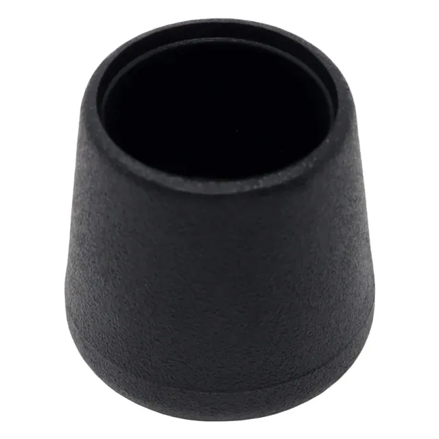 Adsamm Quality puntali esterni PVC tondi 18 mm neri 16 pezzi