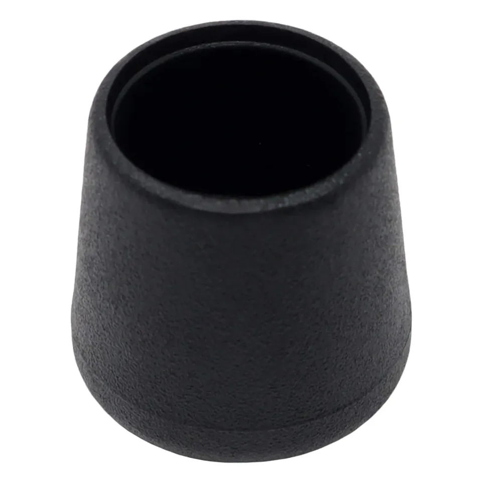 Adsamm Quality puntali esterni PVC tondi 18 mm neri 16 pezzi