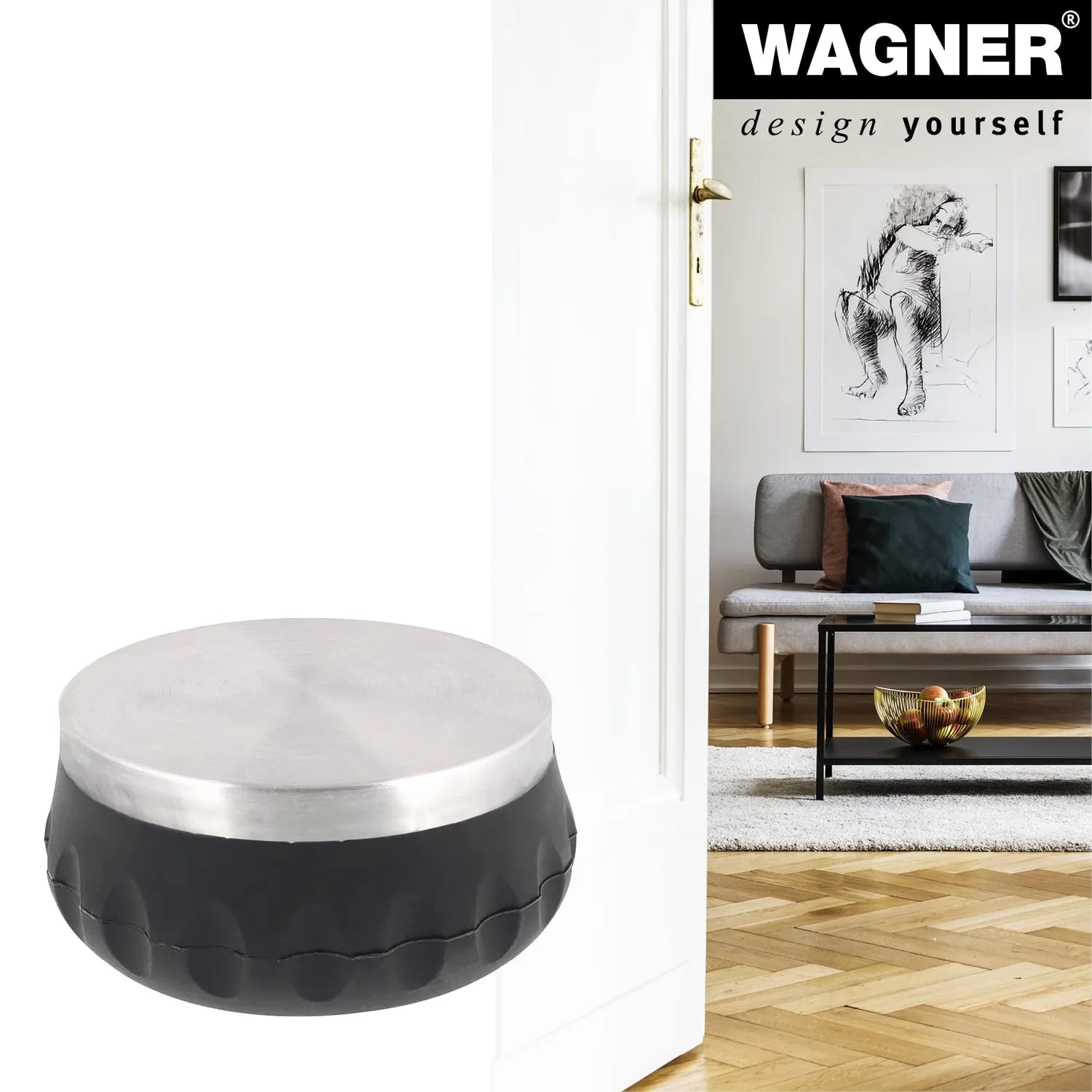 Wagner EH 5210 Big Disk Steel fermaporta pavimento 800 g inox