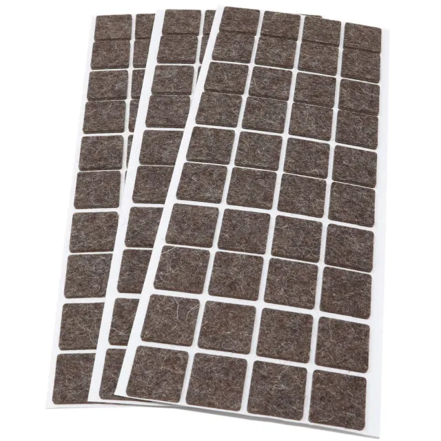 Adsamm Quality 25x25 mm feltrini autoadesivi 120 pezzi marrone