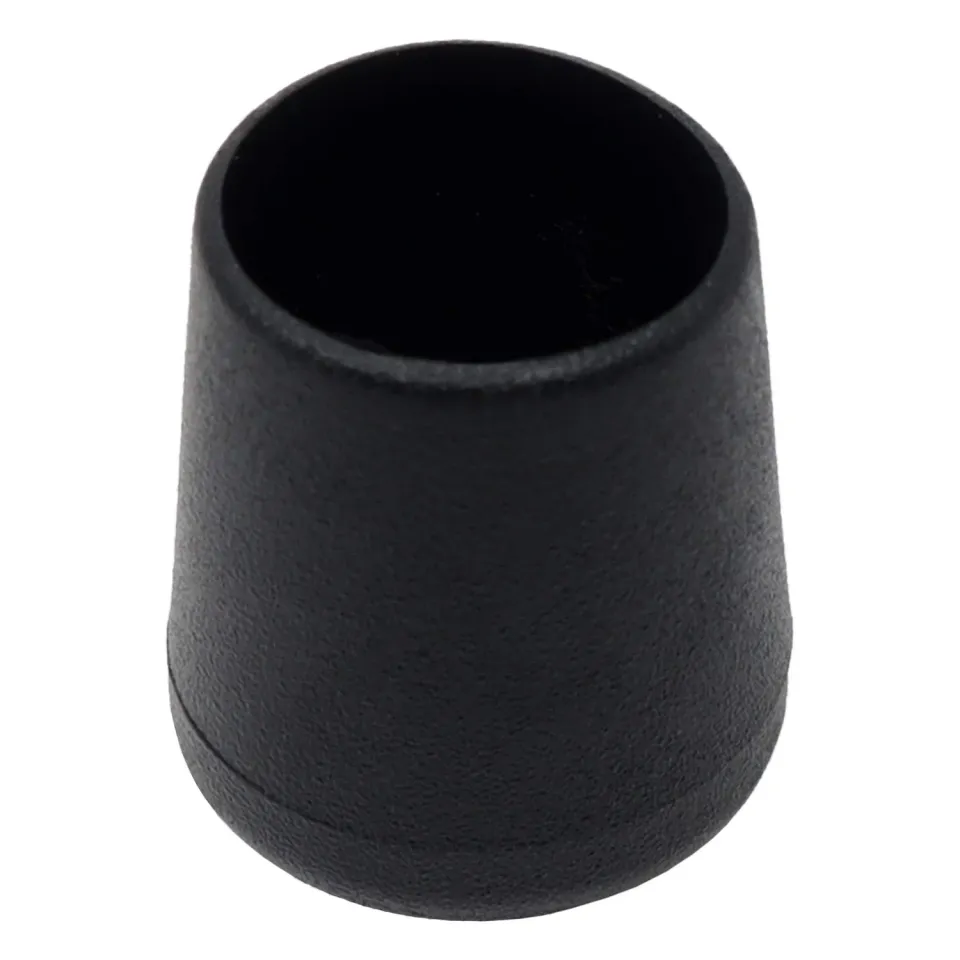 Adsamm Puntale Avvolgente Tondo Ø 19-20 mm Nero 1 pz in PVC