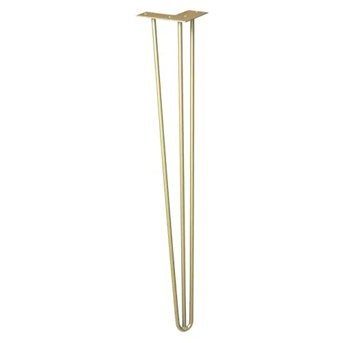 Wagner Hairpin Leg ST 8275 gamba tavolo oro 71 cm
