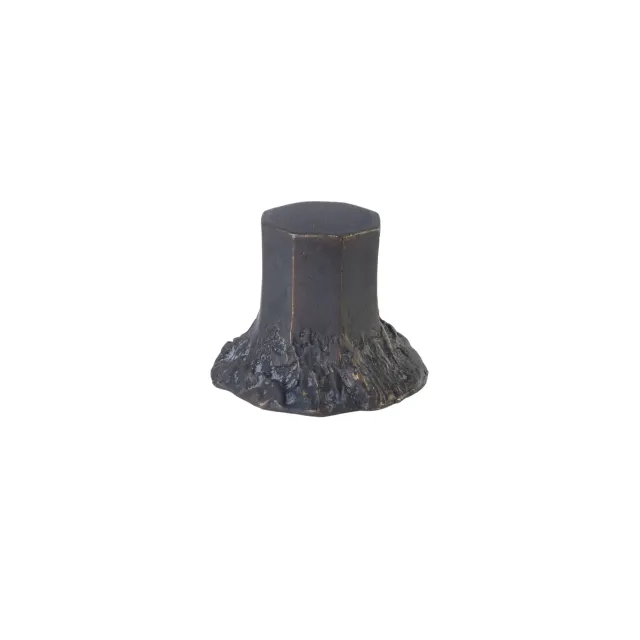 NIVA Design Solido pomello ottone nero acidato