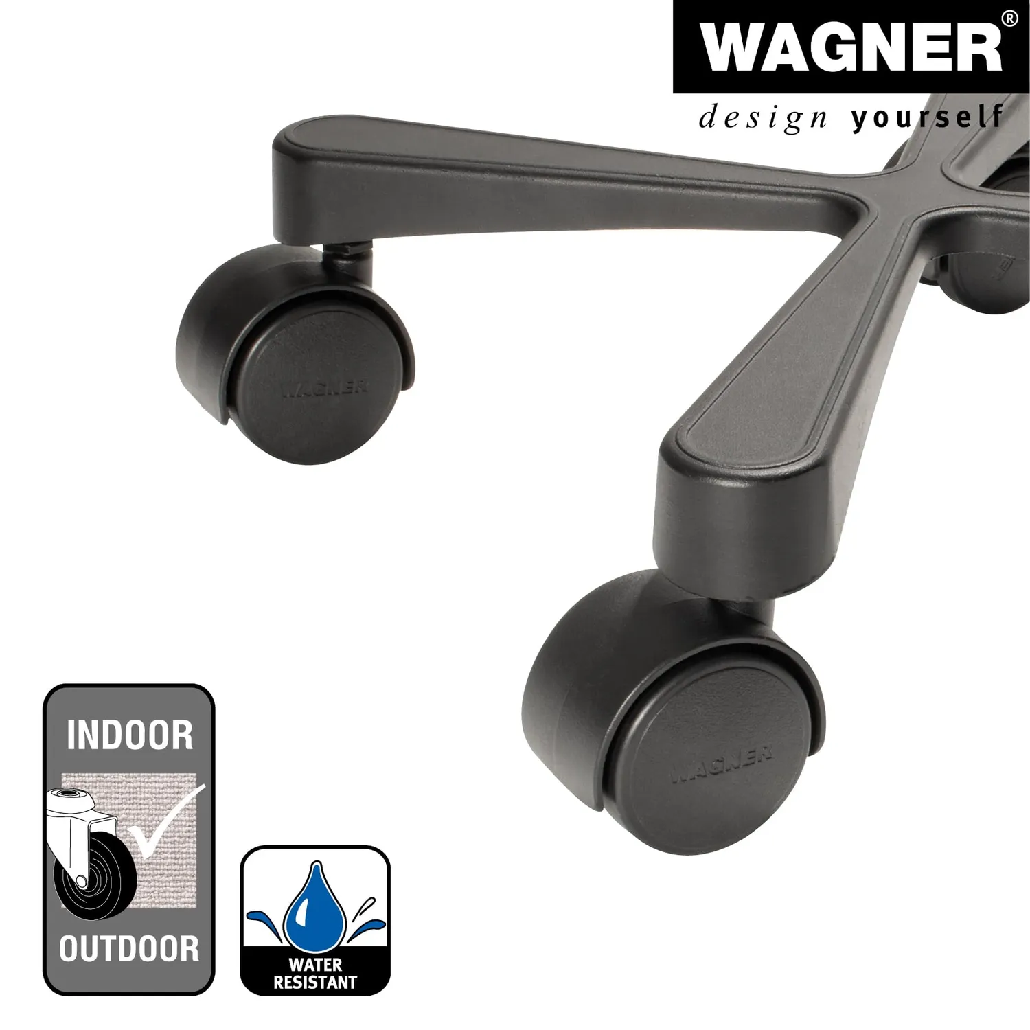 Wagner Cross GH 0916 sottovaso con ruote Ø30 alluminio 60 kg