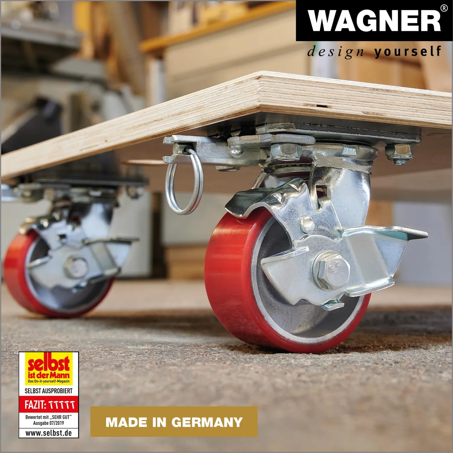 Wagner MM 1348 Carrello Trasporto 78x59 Portata 1000kg