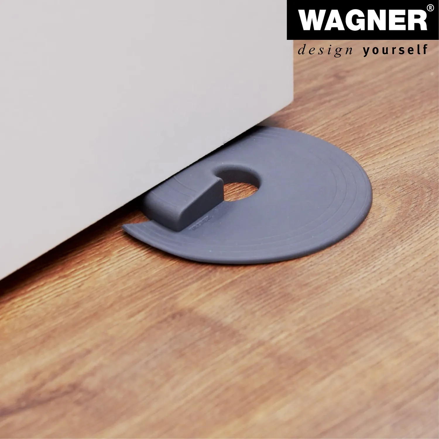 Wagner Stop fermaporta a cuneo grigio Ø110x13 mm elastomero