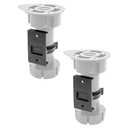 Wagner 12041400 clip fissaggio piedini 2 pezzi nere