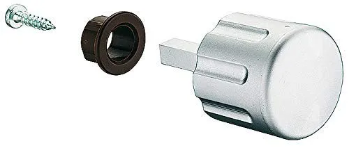 Gedotec manopola girevole asta 28mm cromata camper 1pz