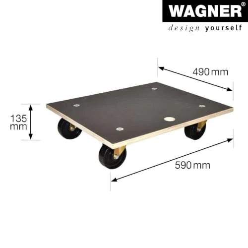 Wagner MaxiGrip MM 1302 pianale trasporto 59x49 cm 400 kg