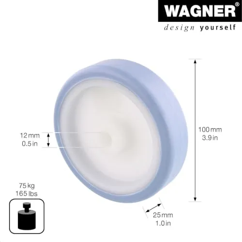 Wagner RO 6700 rotella ricambio 100 mm 1 pz morbida