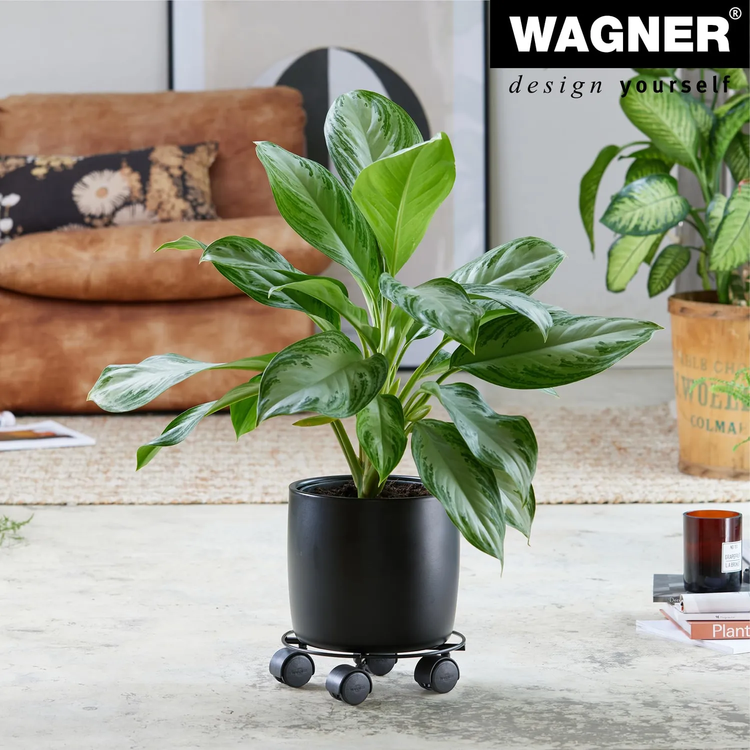 Wagner Draht GH 0942 sottovaso ruote Ø23 cm 60 kg