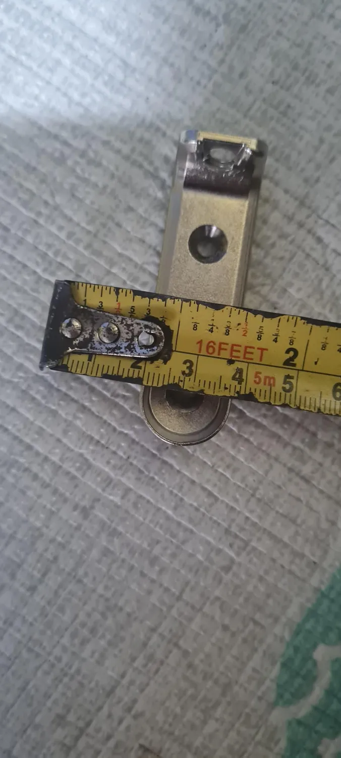 Gedotec supporto asta ovale 30x15 mm cromo 1 pezzo