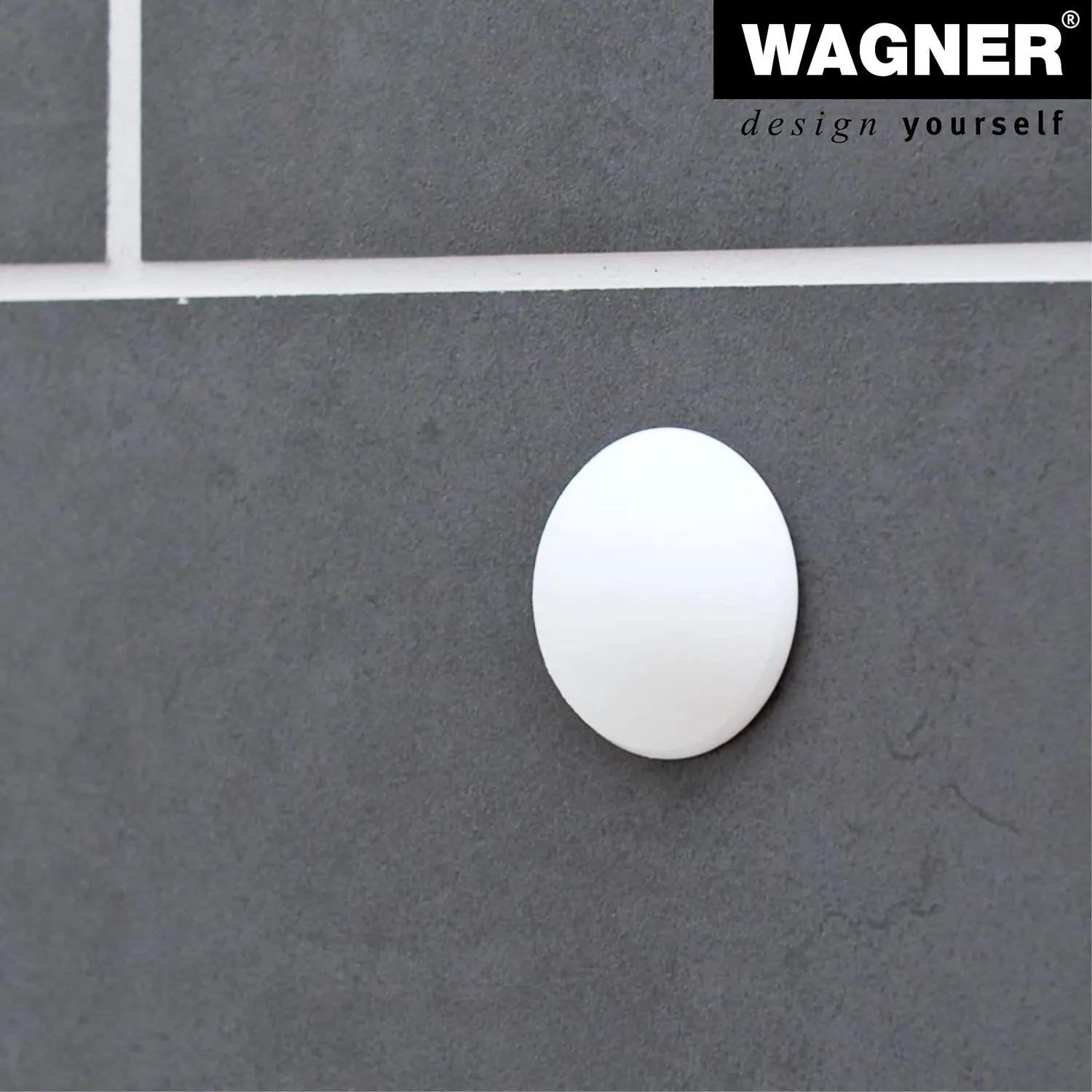 Wagner 15234012 paracolpi parete bianchi set 2 pezzi plastica